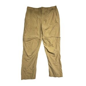 Simms Mens Superlight Zip-Off Convertible Fishing Hiking Pants Tan Size 38x31